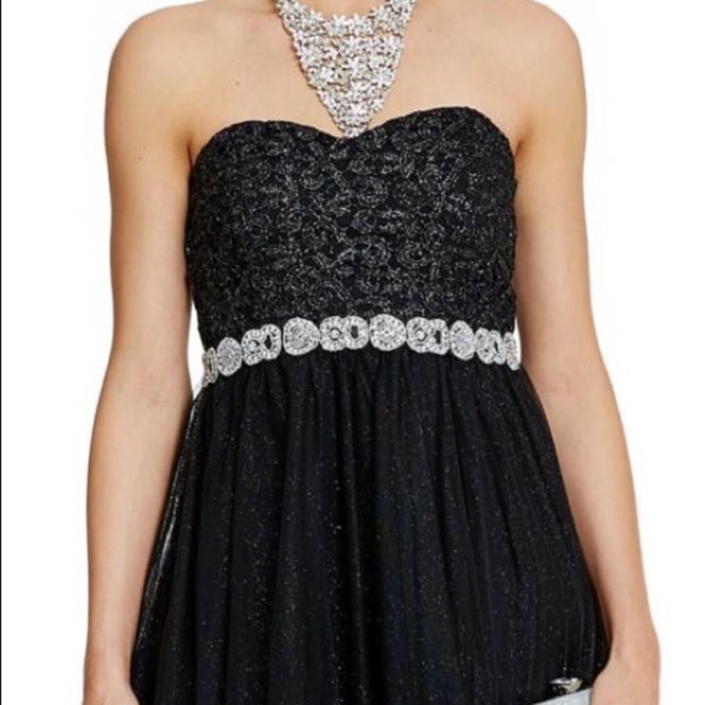 Strapless Black Dress